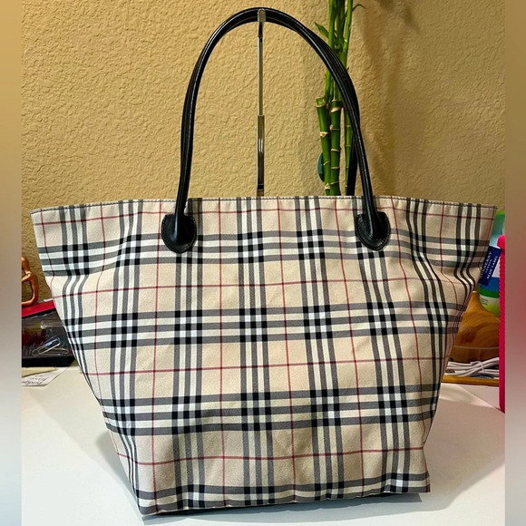 Burberry Blue Label Zippered Tote - Picture 1 of 15